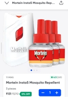 Mortein Insta5 Mosquito Repellent pack of 3