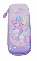 Crackles premium stylish unicorn print hardtop EVA Pencil Case school kids