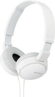 SONY ZX110A Wired without Mic  (White, On the Ear)
