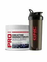 GNC - Creatine Monohydrate Blueberry Powder with Shaker Combo - 100gm | 750ml