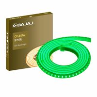 Bajaj Celesta Led Rope Light 120L 5M Cdl | 3.5 Kv Surge Protection | Energy Efficient | Waterproof | Rust Resistant Green