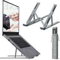 Dyazo Zigzag Adjustable Laptop Stand 6-Angle - MacBook | HP | Dell - Space Grey [Lowest]