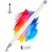 Case-Magic Dual Tip Stylus Pen – Fine Disc & Fiber Tip (White) At Just Rs. 249