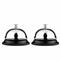 Service Bell, Call Bell, Desk Bell, Big Button, 2Pack, Improved Version