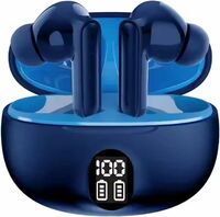 Airdrops pro 3 White wireless bluetooth earbuds (Truely wireless) Bluetooth Headset (Blue, True Wireless)