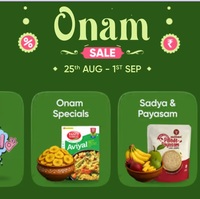 Onam Sale 25th AUG - 1st SEP
