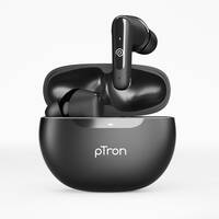 PTron Bassbuds Vibe w/ 34 Hrs Playback,Clear Calls,13mm Dynamic Drivers,Bluetooth V5.3 Bluetooth  (Black, True Wireless)