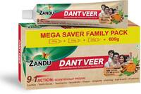 Zandu Dantveer Toothpaste  (600 g) @190Rs [Location specific]