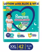 Pampers Complete Skin Comfort Pants, Anti-rash blanket, diaper