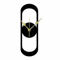 AVVIC MART Stylish Metal Analog Wall Clock for Living Room, Bedroom, Office, Kitchen, Home and Hall | Antique Fancy Big Size Modern Wall Watch for Home Decor (Style-60, 24 CM)