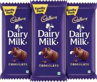 (Price Error) Cadbury Dairy Milk Bar Family Pack Chocolate Bars  (3 x 112 g) [Real MRP 390]