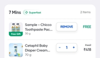 Sample - Chicco Toothpaste Pac...30g  order  minimum 400 RS. 