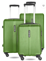 KILLER  Hard Body Set of 3 Luggage 4 Wheels - STRING- Olive Green - Green