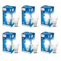 Philips Ace Saver 9 Watt LED Bulb, Base B22 (Cool Day Light), Pack of 6