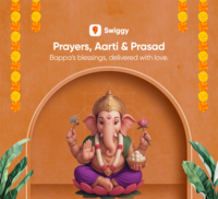 Swiggy - win a VIP pass to top pandals & get prasad from top pandals