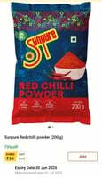 sun pure chilli powder 200 g