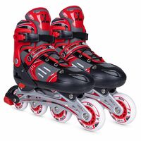 Viva Adjustable Inline Skates with Different Wheel Size Roller Inline Skates for All Boys and Girls (Xtra Small (12-1 UK), 68MM - Wheel Size)