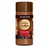 Toffee Coffee Roasters | Colombia Speciality Instant Coffee| As Seen On Shark Tank | 100 gm | 100% Arabica | Ready in Seconds | Microground Technology | Makes 50 Cups