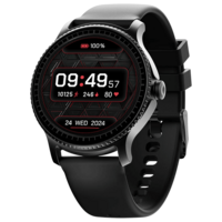  Smartwatch with Bluetooth Calling (35mm HD Display, IP67 Water Resistant, Active Black Strap)