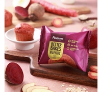 Awsum Beter Bake Apple Beetroot Carrot Muffin (location specific)