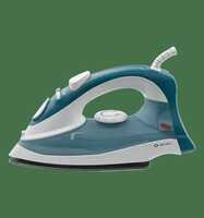 Instamart : Bajaj Mx 3 Neo Steam Iron, 1250 Watts, Anti-Bacterial & Non-Stick Coating (Blue & White)