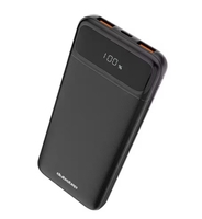 Instamart : Dubstep Powerblitz X2 Power Bank, 10000mAh, 22.2W, 2 Ports (Black)