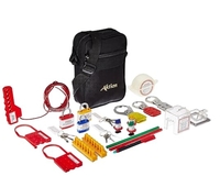 Aktion Safety Loto Safety Personal Kit AK-KIT-203 Electroplated HASP premier, Black (Pack of 1)