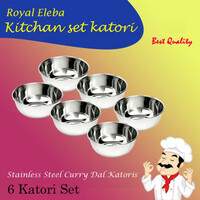  6-Piece Bowl Set  Stainless Steel Dessert Bowl