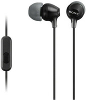 SONY EX15AP Wired without Mic  (Black, In the Ear)
