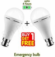 Emergency bulb, Inverter bulb for home , kitchen 4 hrs backup buy 1 get 2 Bulb (White)