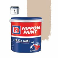 Nippon Paint Quick Coat Interior Emulsion Paint - 5 KG (LIGHT MCINTOSH)-Quick Drying, Good Coverage, Low VOC-Paint for Wall, Living Room