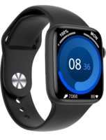 Salora uWear Smartwatch 1.9" HD Display, BT Calling, 500+ Watch Faces, Heart & SpO2 Monitoring, 11 Sports Modes, Sleep Monitor, Waterproof & 7 Days Battery iOS Android Compatible 2023(Black+Darkgrey