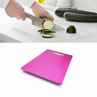 Suzec Plastic Chopping/Cutting Board for Kitchen Vegetable Cutting Board (Multicolor)