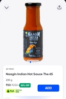 loot @50 Naagin Indian Hot Sauce The 65