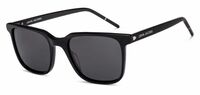 John Jacobs By Lenskart Unisex Solid Acetate Wayfarer Sunglasses | Black - Extra Wide [Lowest | Steal Deal]