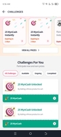 Free Rs.50 Myncash in Myntra ( Check in Challenges section)