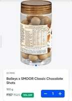 Swiggy Instamart Baileys x SMOOR Classic Chocolate Shots