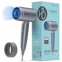 HomeBasic 2000W Fast Drying Hair Dryer | 3 Speeds, Hot & Cool Settings, Navy Blue At Just Rs1569