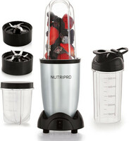 NutriPro Blender 500 W Juicer Mixer Grinder  (Nutri | 3 Jars | Silver)