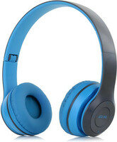 F FERONS Compact Foldable Headphone Crystal Crisp Clear Audio Soft Cushion Design Bluetooth  (Dodger Blue, On the Ear)