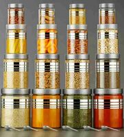 Pack of 16 Plastic Grocery Container