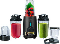 iBELL Nutri Blender, 600 Watt Smoothie Maker, 24000RPM, 100% CopperMotor, 600 W Juicer Mixer Grinder  (NUTRIMAX500X | 5 Jars | Black)