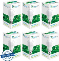 Syska 9 W Basic Standard B22 LED Bulb  (White, Pack of 6)