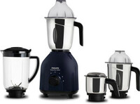 PHILIPS Hercules 1000 W Mixer Grinder  (HL7714/01 | 4 Jars | Azre blue)