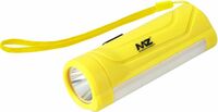 M901 (RECHARGEABLE LED TORCH) 12W Laser + 7 SMD COB, 1200mAh Battery Torch (Yellow : Rechargeable)
