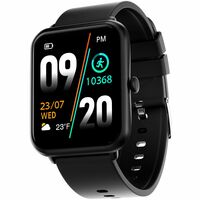 Fire-Boltt Ninja Call Pro Smart Watch with Bluetooth Calling, 1.69 Inch HD Display, AI Voice Assistant, 100 Sports Modes, SpO2, Heart Rate Monitor & Dual Chip, Smart Watch for Man & Woman – Black