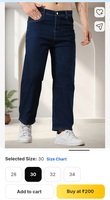 Men's Jeans @ Rs 200 (with 10 days return policy)