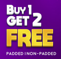 Clovia Sale : Buy 1 Get 2 Free on Padded and Non Padded Bras + Extra ₹239 off 