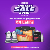 Zepto Fastest Sale Ever - Up To 95% Off + Up To Rs. 5000 instant discount on Bank Offers 