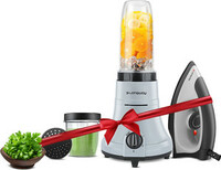 Longway Sage 2J 500 W Juicer Mixer Grinder  (Sage 2J | 2 Jars | Gray)